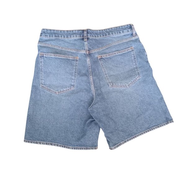 H&M Womens Denim Blue Jean Shorts Size 14 - Picture 2 of 6